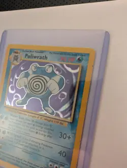 Pokemon Poliwrath Base Set Holo Rare 13/102 1999 Wizards Unlimited Card - Image 2