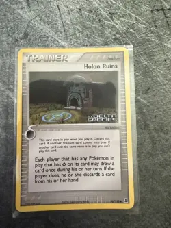 Holon Ruins 96/113 Holo Trainer Card Pokemon EX Delta Species Stamped Card - LP - Image 1