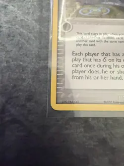 Holon Ruins 96/113 Holo Trainer Card Pokemon EX Delta Species Stamped Card - LP - Image 4