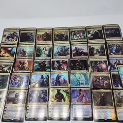 Lot of 52 Oversized MTG Magic the Gathering Commander Cards 2013-2019 NM - Image 1
