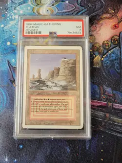 MTG 1994 Revised Dual Land Plateau Edition PSA 7 English - Image 1