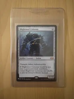 Blightsteel Colossus MTG the List Reprints NM+ - Image 1
