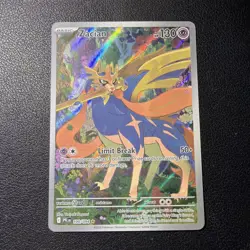 Zacian 100/094 Illustration Rare Pokemon Phantasmal Flames NM - Image 1