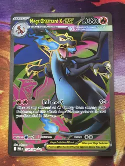 Pokemon Mega Charizard X ex 109/094 Phantasmal Flames Ultra Rare Holo 360 HP Eng - Image 1