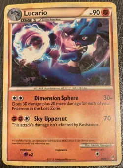 Pokemon TCG Lucario Call of Legends 14/95 Cracked Ice Holo Rare - Image 1
