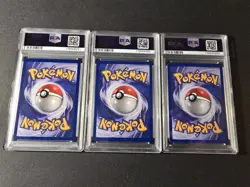 Pokemon Black Star Promo Moltres Articuno Zapdos Aoki Error PSA 10 Sequential - Image 4
