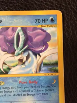 Pokemon TCG Suicune Aquapolis 37/147 Regular Rare MP - Image 3