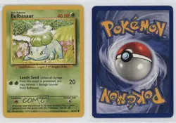 Bulbasaur Pokemon Base Set #44 1999 - Image 3