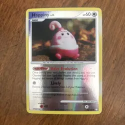Happiny 52/123 Mysterious Treasures Reverse Holo Excellent Condition Pokemon - Image 1