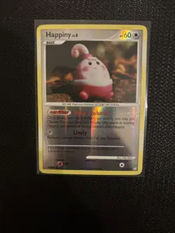 Happiny 52/123 Mysterious Treasures Reverse Holo Excellent Condition Pokemon - Image 2
