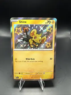 Pokemon Shinx 135/091 SV: Paldean Fates Shiny Rare NM - Image 1