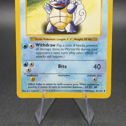 Pokemon Wartortle 042/102 Base Set (Shadowless) Regular - Image 3