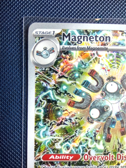 Magneton 159 Black Star Promo Illustration Rare Sv08: Surging Sparks NM - Image 5
