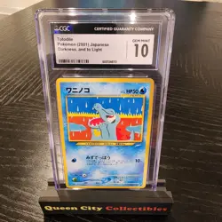 TOTODILE - CGC GEM MINT 10 - 2021 Japanese Darkness, and to Light No. 158 - Image 1