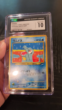 TOTODILE - CGC GEM MINT 10 - 2021 Japanese Darkness, and to Light No. 158 - Image 2