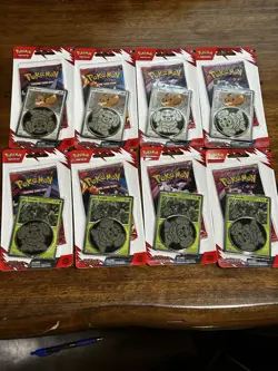 Pokemon TCG Destined Rivals Booster pack Eevee & Zyrude Full art sets 8 Packs - Image 1