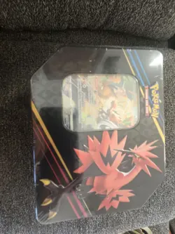 Pokemon TCG: Crown Zenith Tin (Galarian Zapdos) Factory Sealed - Image 1