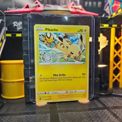 Pikachu Silver Tempest Pokemon TCG 049/195 Sword & Shield SWSH12 Common - Image 3