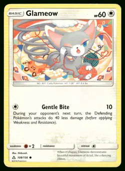 Pokemon Glameow SM - Ultra Prism #108/156 - Image 1