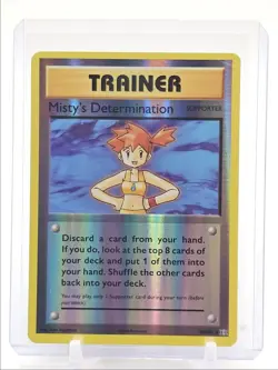 MISTY'S DETERMINATION 2016 POKEMON XY EVOLUTIONS REVERSE HOLO 80/108 Q4490 - Image 1