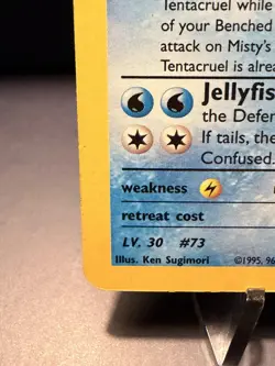 Pokemon Gym Heroes Holo Rare Unlimited Edition Misty’s Tentacruel - Image 3