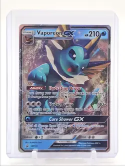 VAPOREON GX 2019 POKEMON SUN & MOON BLACK STAR PROMO #SM172 Q3423 - Image 1
