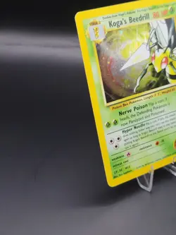 Pokemon Gym Challenge Koga's Beedrill Holo Rare 009/132 🍃 - Image 2