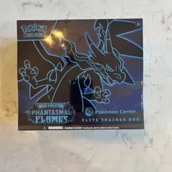 Phantasmal Flames Pokemon Center Exclusive Elite Trainer Box ETB Sealed in hand - Image 1