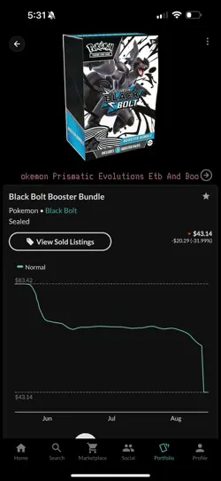 Pokemon Center Black Bolt Booster Bundle - Image 1