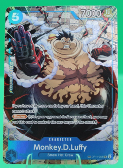 2025 One Piece A Fist of Divine Speed Monkey.D.Luffy #OP11-058 - Image 1