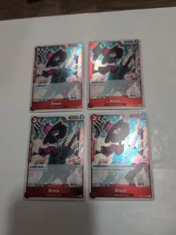 Brook ST21-012 One Piece CCG C OP Holo Foil M/ NM X4 - Image 1