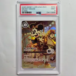 Lorcana | Fabled | Mickey Mouse - Brave Little Prince #242 | Iconic PSA 9 - Image 1