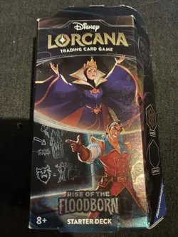 Disney Lorcana: Rise of the Floodborn Amber & Sapphire Starter Deck - Brand New - Image 1