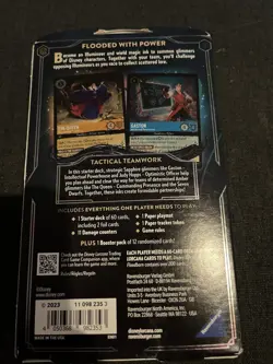 Disney Lorcana: Rise of the Floodborn Amber & Sapphire Starter Deck - Brand New - Image 2