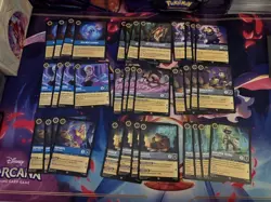 Disney Lorcana Whispers in the Well Complete C/U Play Set x4 each 504x Cards - Image 1