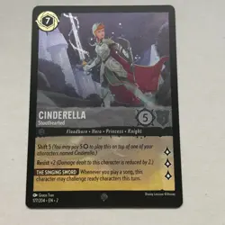 Cinderella 177/204 Disney Lorcana Rise of the Floodborn Super Rare Cold Foil NM - Image 1