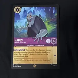 Disney Lorcana TCG Hades-Looking for a Deal 56/204 Character Hercules Card - Image 1
