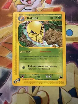 Pokemon Card Kakuna Skyridge Common 70/144 Near Mint - Image 1