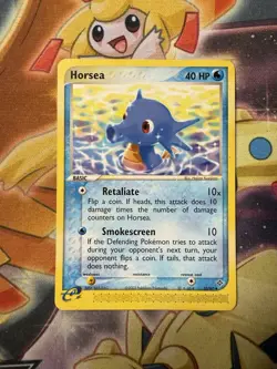 Horsea 33/97 EX Dragon Pokemon Card NM - Image 1