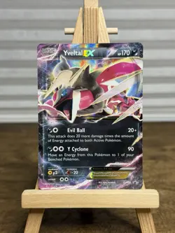Pokemon Card - (Shiny) Yveltal EX Black Star Promo XY150 Holo - Image 1