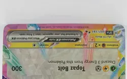 Pokemon TCG Pikachu EX Surging Sparks Double Rare Holo Card 057/191 - Image 3