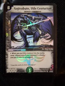 Duel Masters Gajirabute Vile Centurion English Foil Card Near Mint Condition - Image 2
