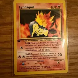 CYNDAQUIL - 56/111 - Neo Genesis - Pokemon Card - HP - 1st Edition - Image 1