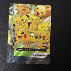 Pikachu V-Union Sword & Shield Promo SWSH141 Pokemon Card Mint Condition - Image 1