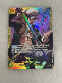 One Piece CCG Trafalgar Law Royal Blood Foil Card OP10-119 NM/M Sec Rare - Image 1