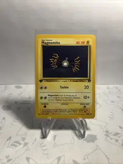 1st Edition Vintage Pokemon Card Magnemite Common Team Rocket 60/82 MP - Image 2
