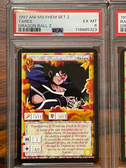 Dragonball Z Ani Mayhem Card Lot 1997 Saiyan Goku Lot PSA SLABS Rare Set DBZ - Image 4