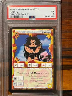 Dragonball Z Ani Mayhem Card Lot 1997 Saiyan Goku Lot PSA SLABS Rare Set DBZ - Image 5