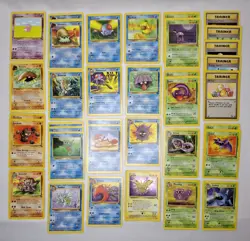 Vintage Pokemon Fossil Card Lot of 45 Holo Zapdos Common/Uncommon NM-LP - Image 1