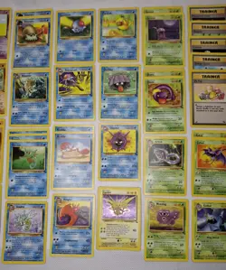 Vintage Pokemon Fossil Card Lot of 45 Holo Zapdos Common/Uncommon NM-LP - Image 2
